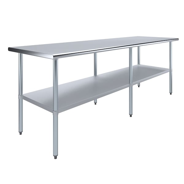 Amgood 30 in. x 96 in. Stainless Steel Table AMG WT-3096 - main